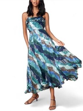 Anthropologie | Dresses | Anthropologie Maeve Linen Tie Back Maxi Dress |  Poshmark